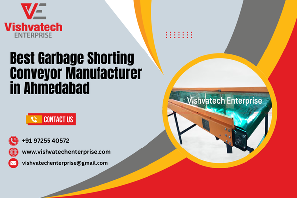Best Garbage Sorting Conveyor Manufacturer in Ahmedabad