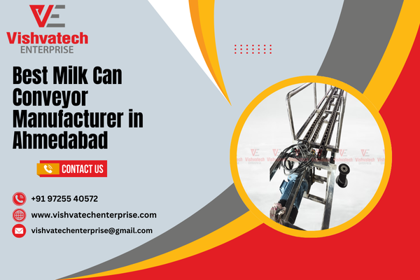 Best Milk Can Conveyor Manufacturer in Ahmedabad