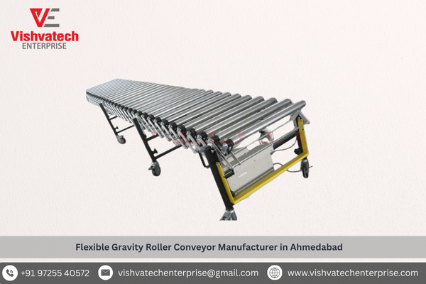 Flexible Gravity Roller Conveyor Manufacturer in Ahmedabad
