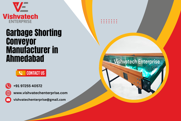 Garbage Sorting Conveyor Manufacturer in Ahmedabad