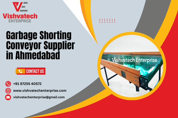 Garbage Sorting Conveyor Supplier in Ahmedabad