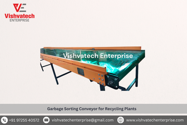 Garbage Sorting Conveyor for Recycling Plants