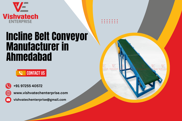 Incline Belt Conveyor Manufacturer in Ahmedabad