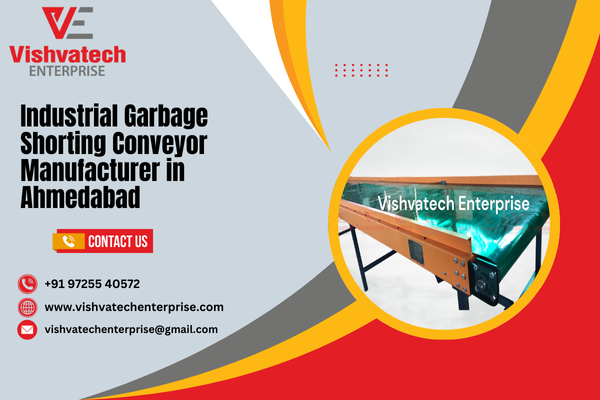 Industrial Garbage Sorting Conveyor Manufacturer in Ahmedabad