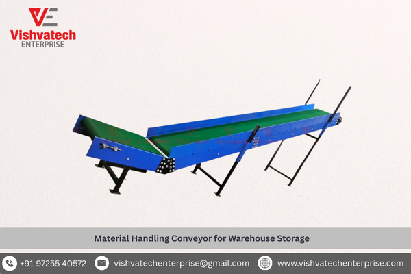 Material Handling Conveyor for Warehouse Storage