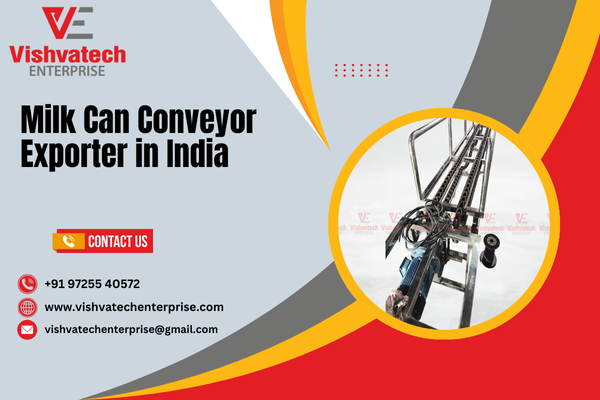 Milk Can Conveyor Exporter in India