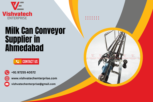 Milk Can Conveyor Supplier in Ahmedabad